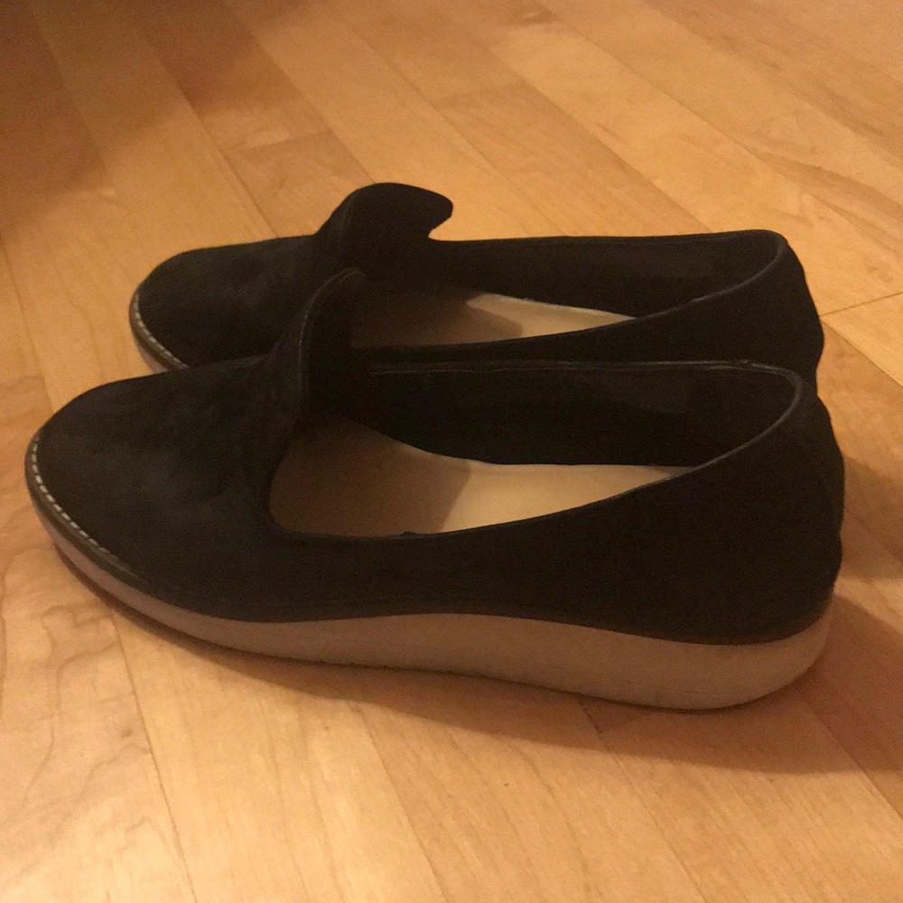 Aldo women’s Stephona Black Suede Loafers